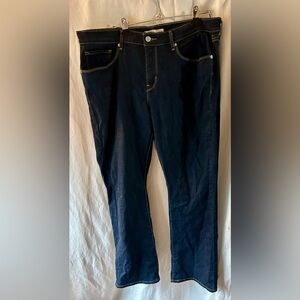 Levi Strauss Classic Bootcut Women’s 16 Stretch Dark Wash Denim Jeans